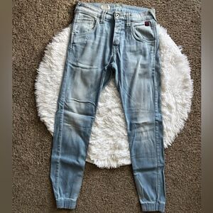 Pepe Jeans London Gymdigo Joggers Tapered Leg Regular Fit Mens Waist Size 30